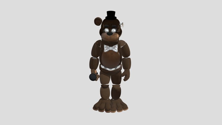 Movie_ Golden Freddy 3D Model