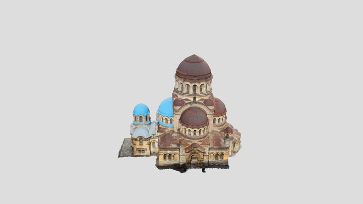 Церковь Милующей иконы Божией Матери 3D Model