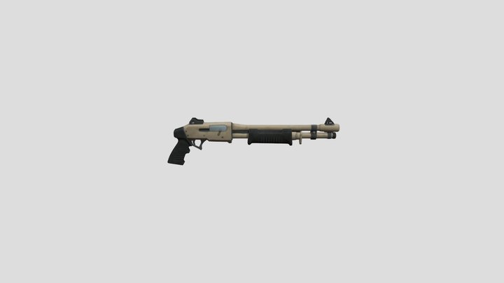 Striker Pump Shotgun Weapon – Free 3D Model STL