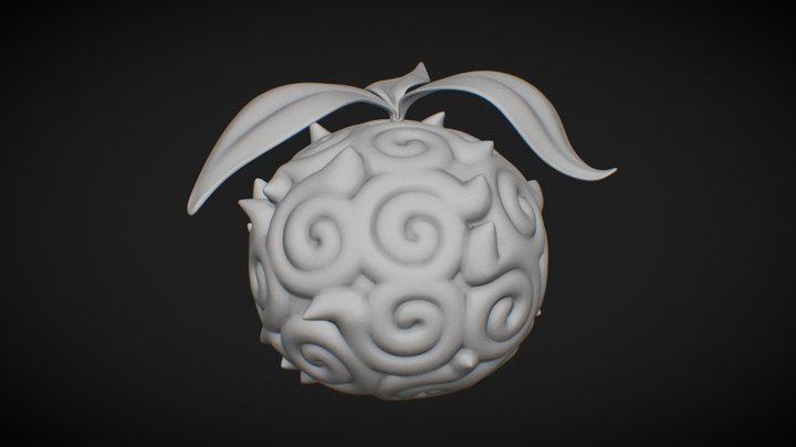 YAMI YAMI NO MI - ONE PIECE DEVIL FRUIT 3D model 3D printable