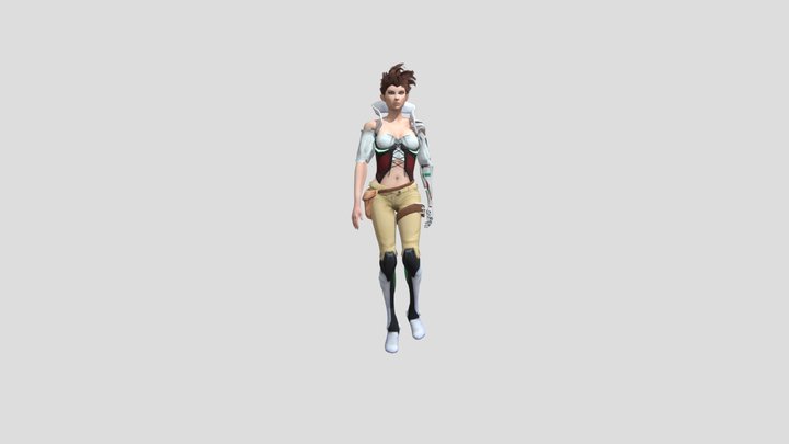 Catwalk Walk Turn 180 Tight 3D Model