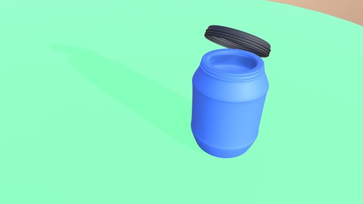 Plastic Drum 3D Model