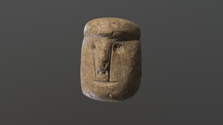 Figurina Lítica 3D Model