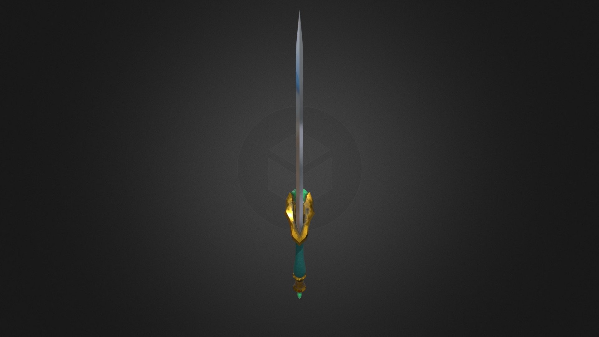 Stylised Fantasy Scimitar Sword, AIE - Download Free 3D model by ...