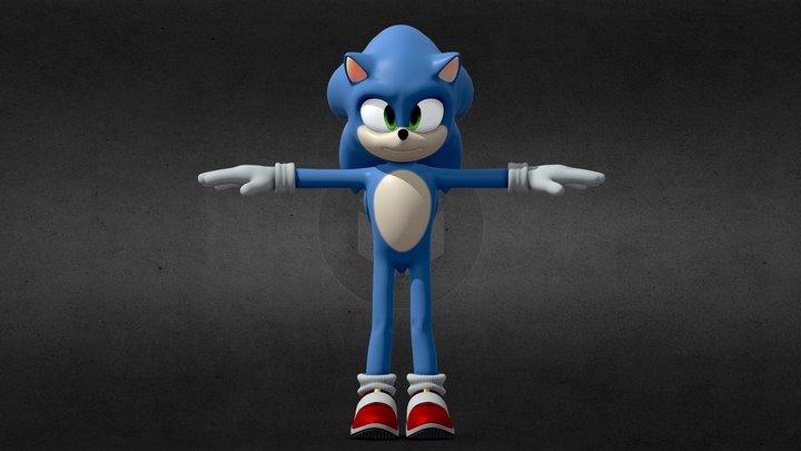 Sonic Movie | Free 3D Model
