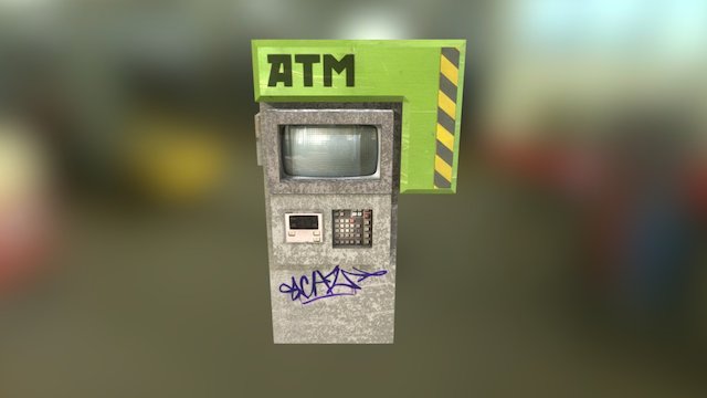 ATM Machine 3D Model