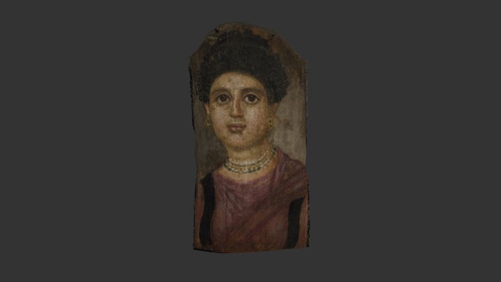 Mummy Portrait 1 Of A Woman Model 1 3D Model