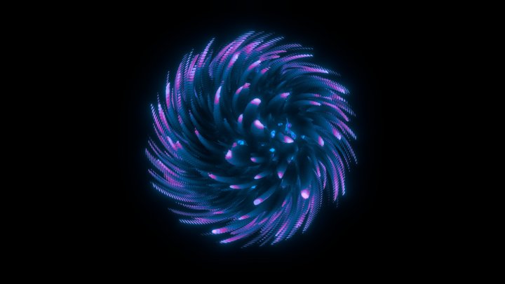 Fur ball ( shell based ) 3D Model