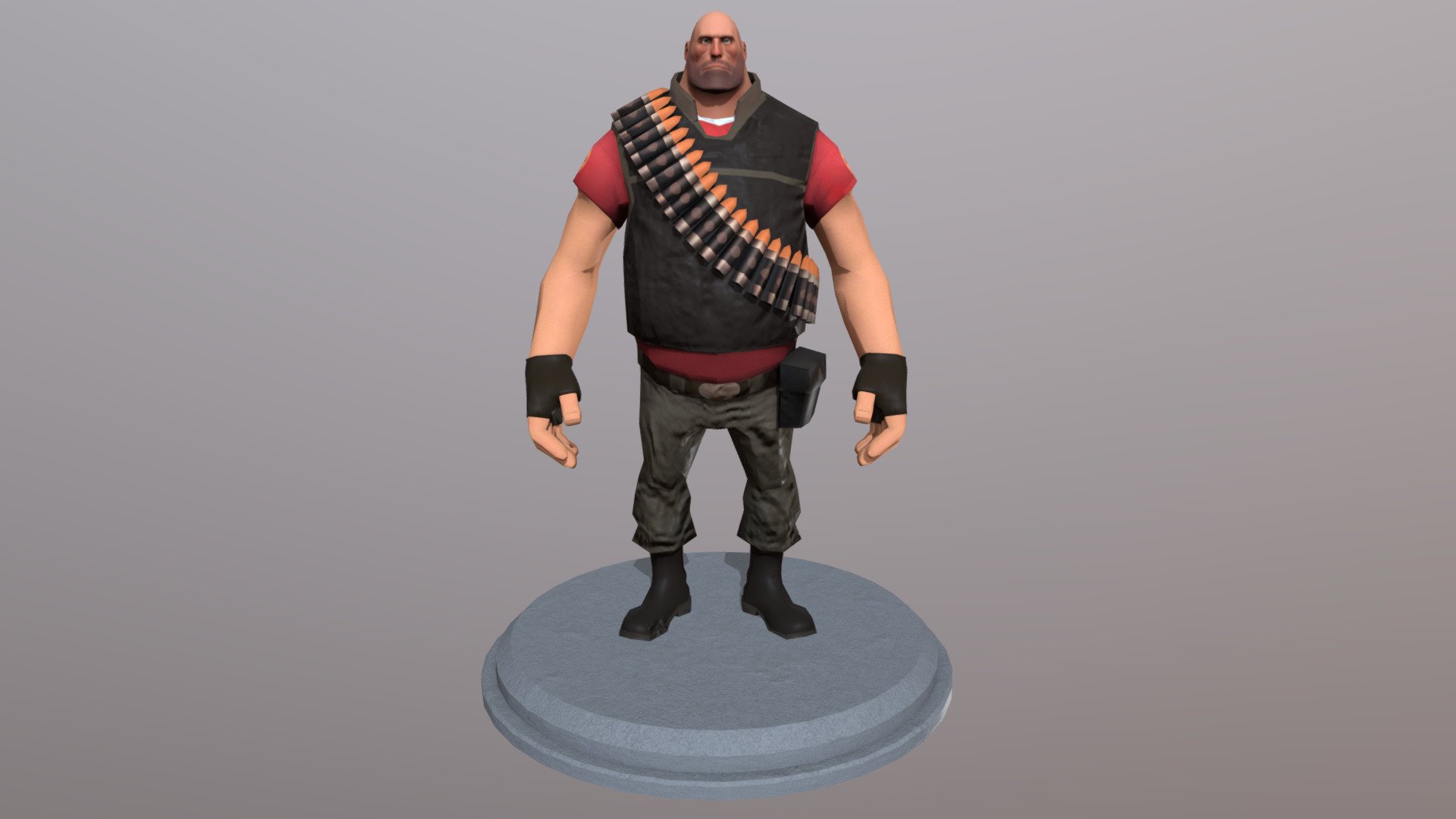 TF2 Heavy - Download Free 3D model by Nobby76 (@nobbyt76) 