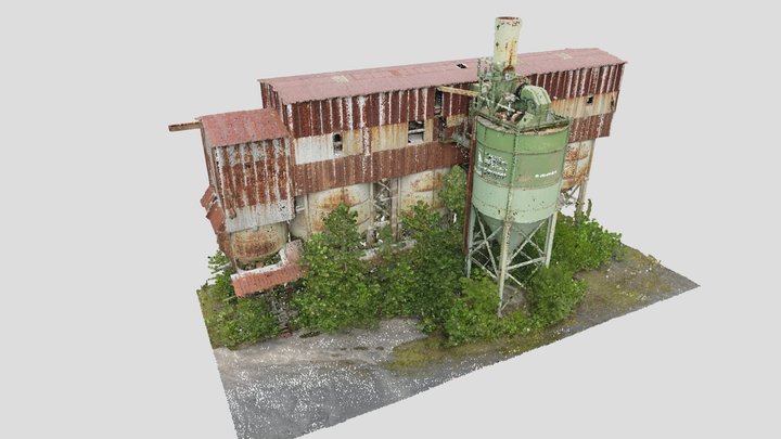 Lost Place | Abandoned Basalt Plant | Ruin 3D Model