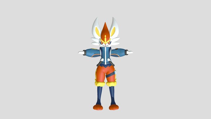 Cinderace 3D models - Sketchfab