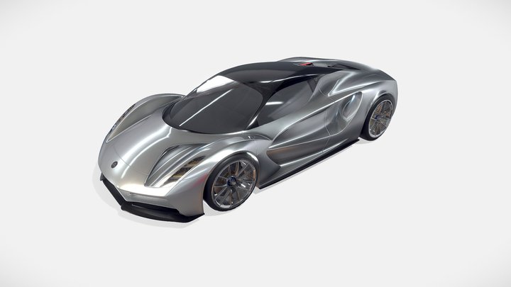 LOTUS Evija - Grey 3D Model