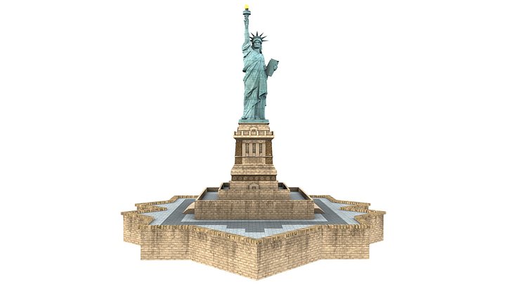 Statue Of Liberty New York 3D Model