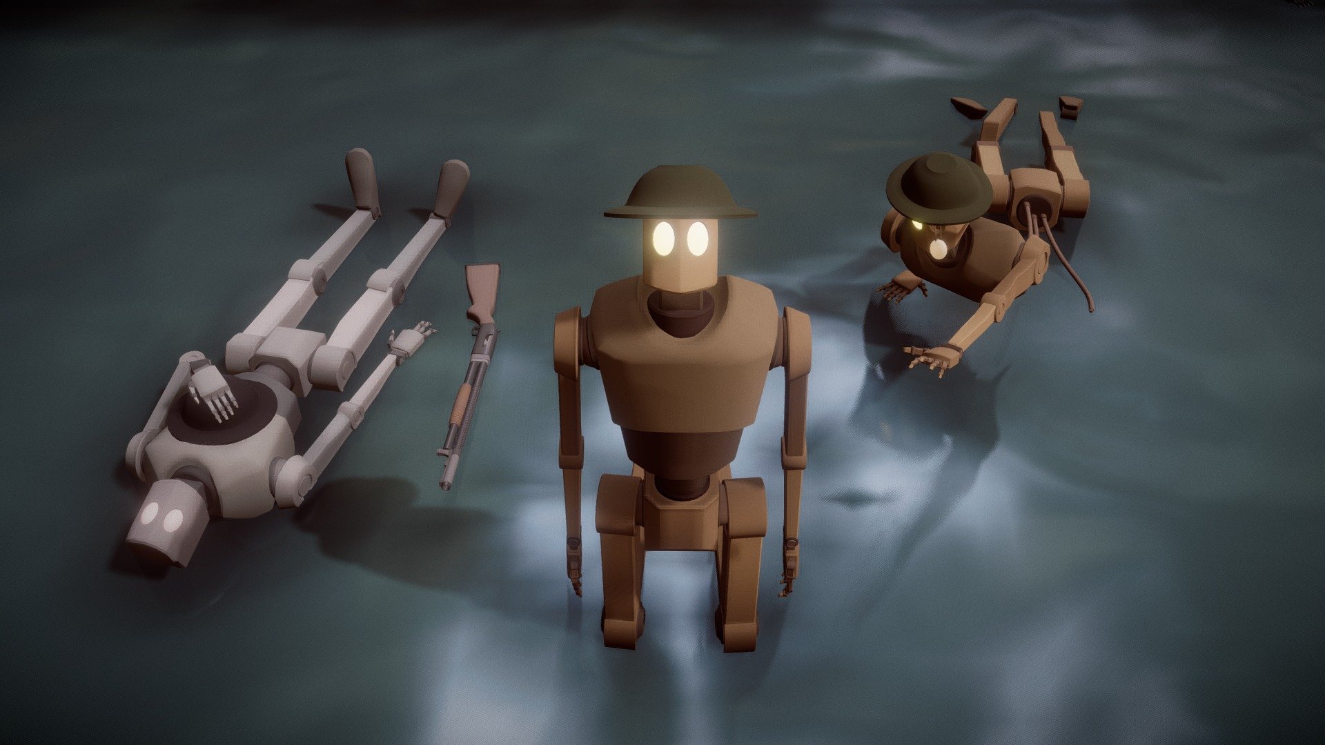 Another War (XYZ School - Draft Punk) - Download Free 3D model by ...