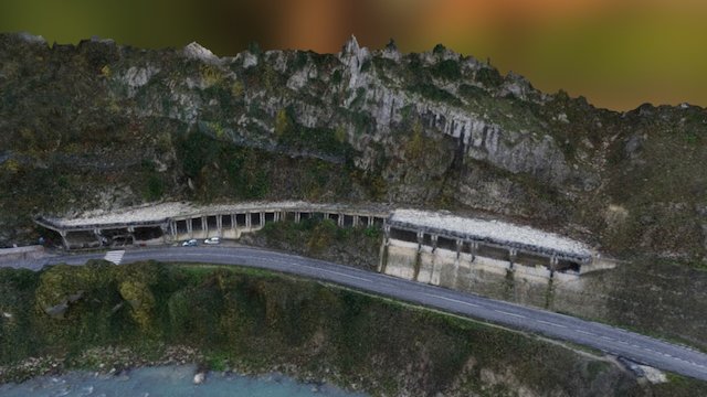 GOLA DELLA ROSSA DI FRASASSI (PARETE SUD) 3D Model