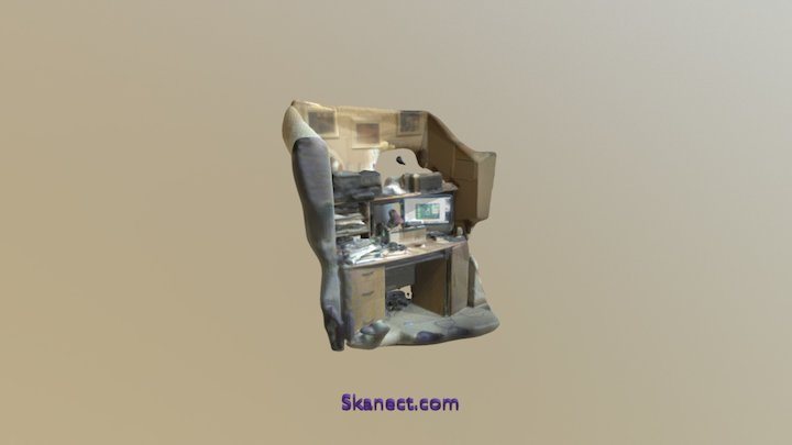Our Loft Desk 3D Model