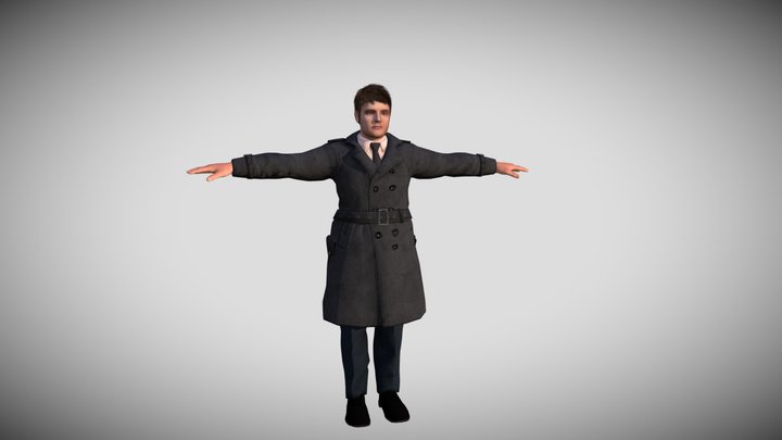 Game Asset George 3D Model