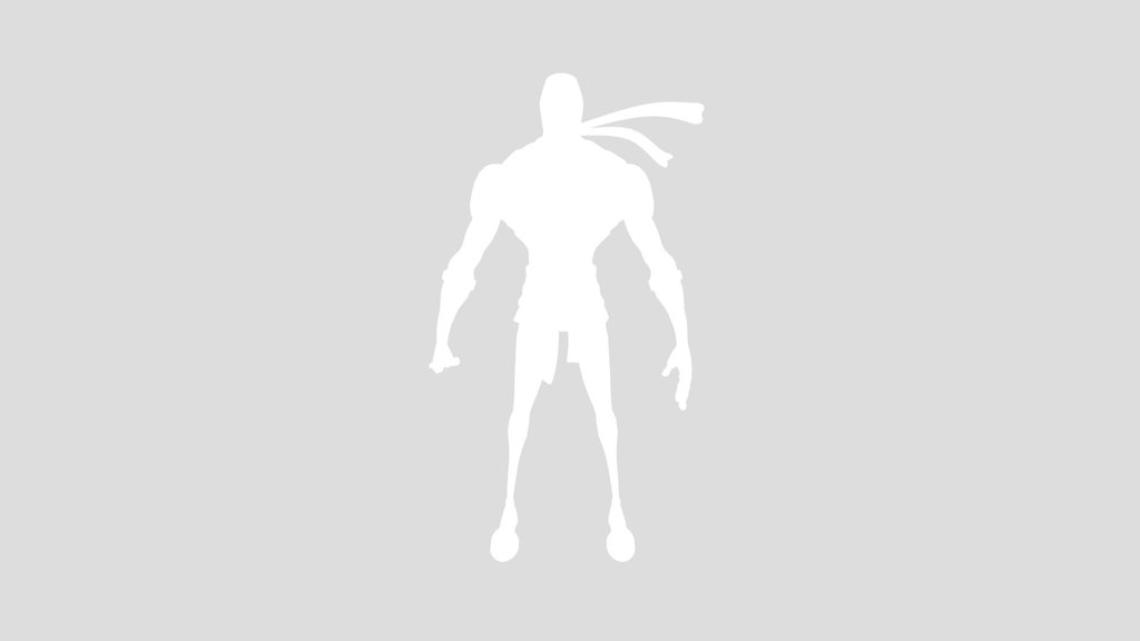 Sleek Stylized Ninja Rigged