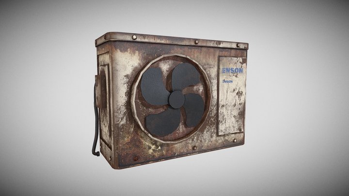 Air conditioner 3D Model