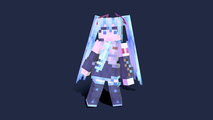 Hatsune Miku 3D Model