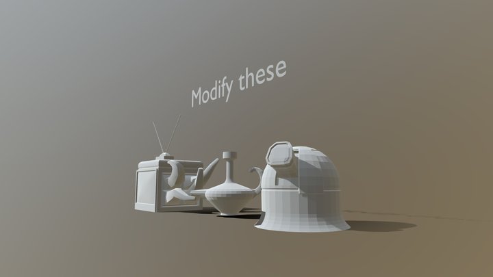 Mesh Modeling Exercise 01 3D Model