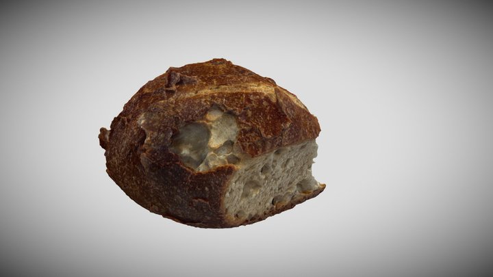 Realistic Bread 3D Model