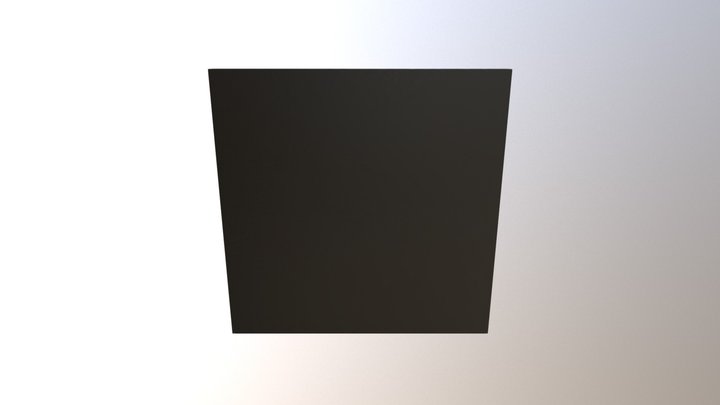 Black square 3D Model