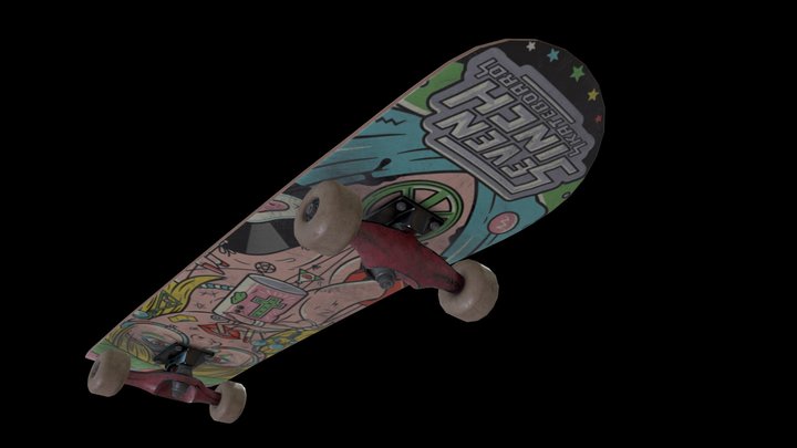 Ilustração de ícones 3d jogos radicais de skate