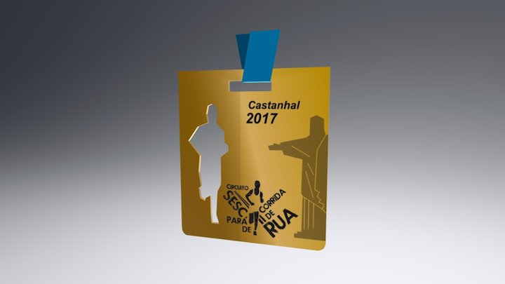 Medalha da Etapa Castanhal 3D Model
