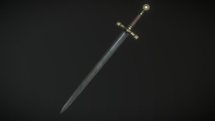 Rune Sword, Diablo 2 Fanart 3D Model
