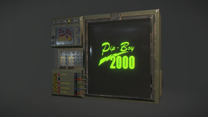 Pipboy 2000 (Fallout 1) 3D Model
