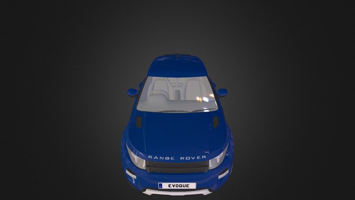 GForces - Land Rover Evoque 3D Model
