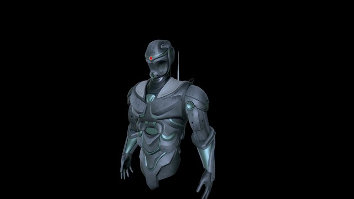 Robot half body 3D Model