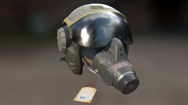 Old Helmet For Sale 3D Model