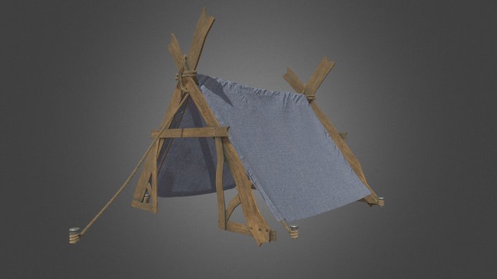 Camping Tent 3D Model