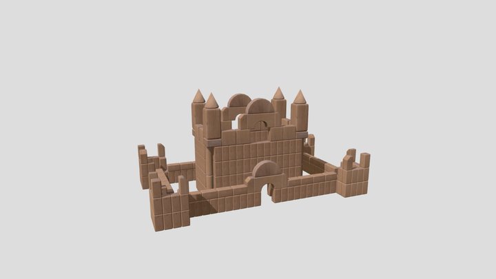 wk7b_castle 3D Model