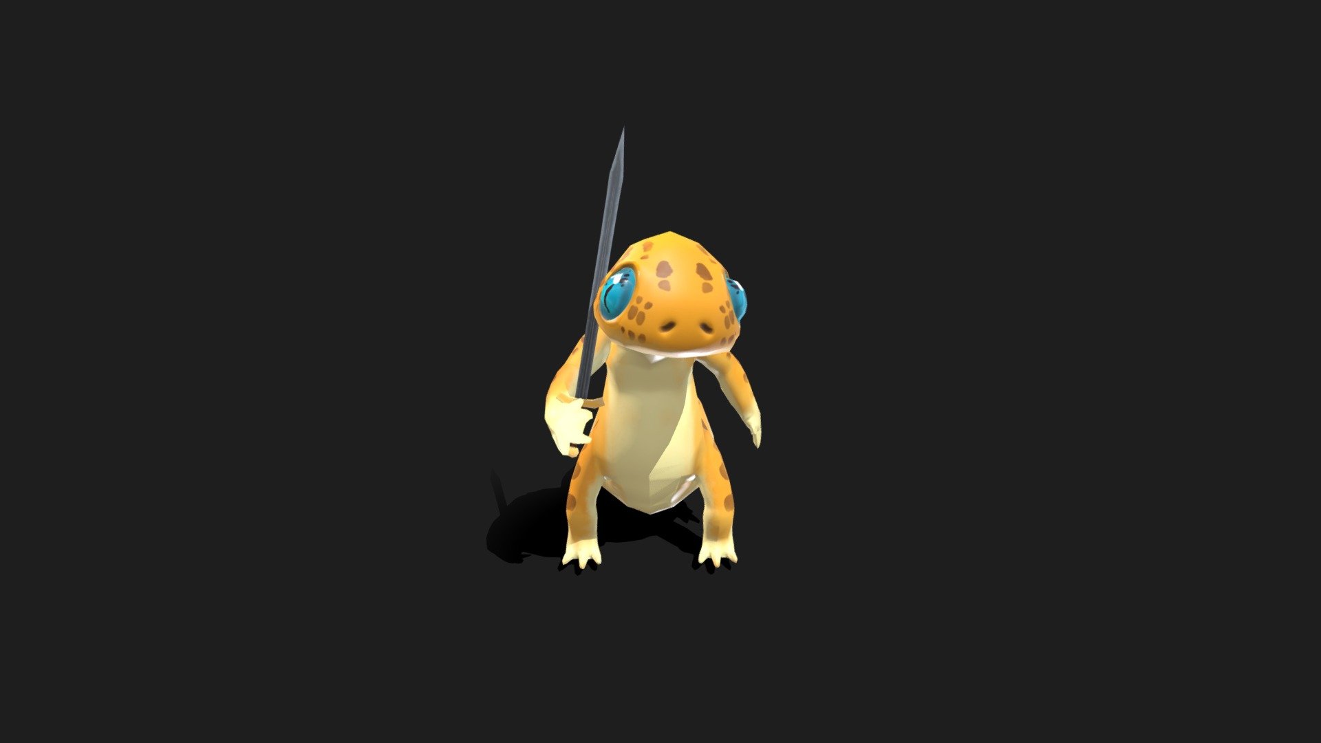 Gecko with a Sword - 3D model by Max_Atkinson [253c9cf] - Sketchfab