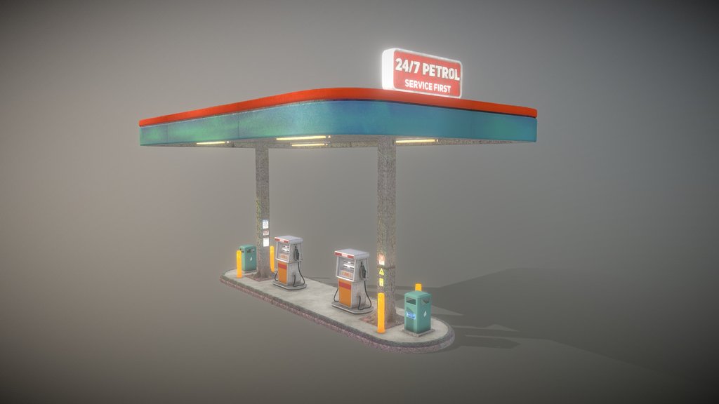 Gas Station Pack | Modular Petrol Station