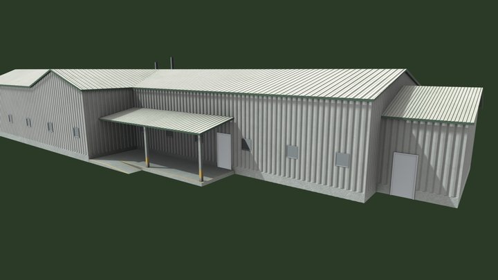 Canadian Generic Shed 5 3D Model