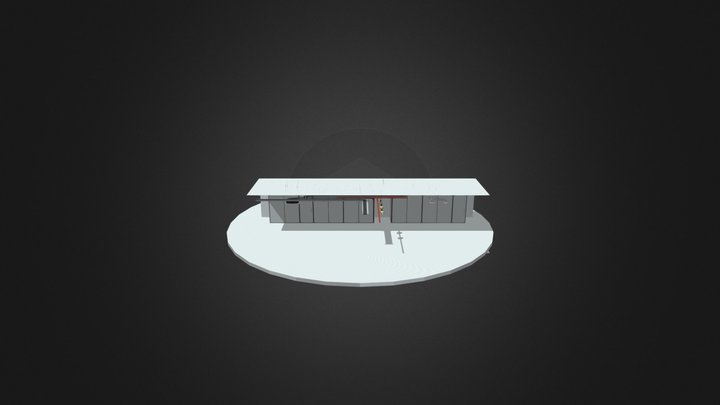 Low poly Exposed Ceiling Services 3D Model