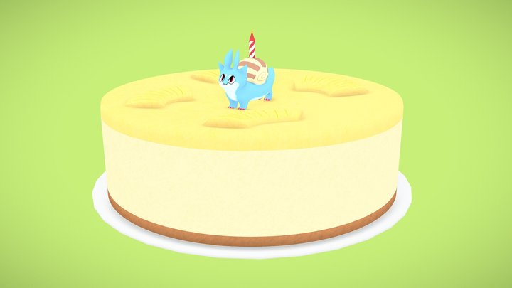 Happy Birthday Mana!!! but it's a 3d model!!! 3D Model