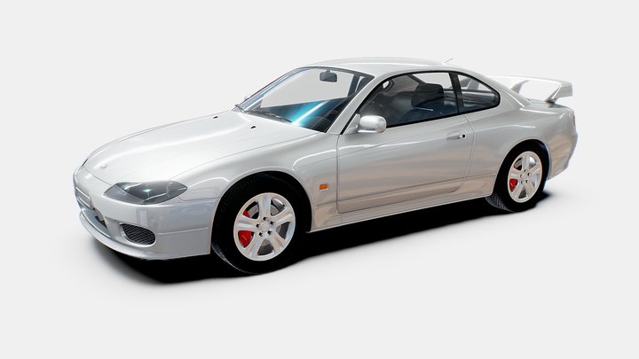 Nissan 240 sx Silvia S15 1999-2002 3D Model