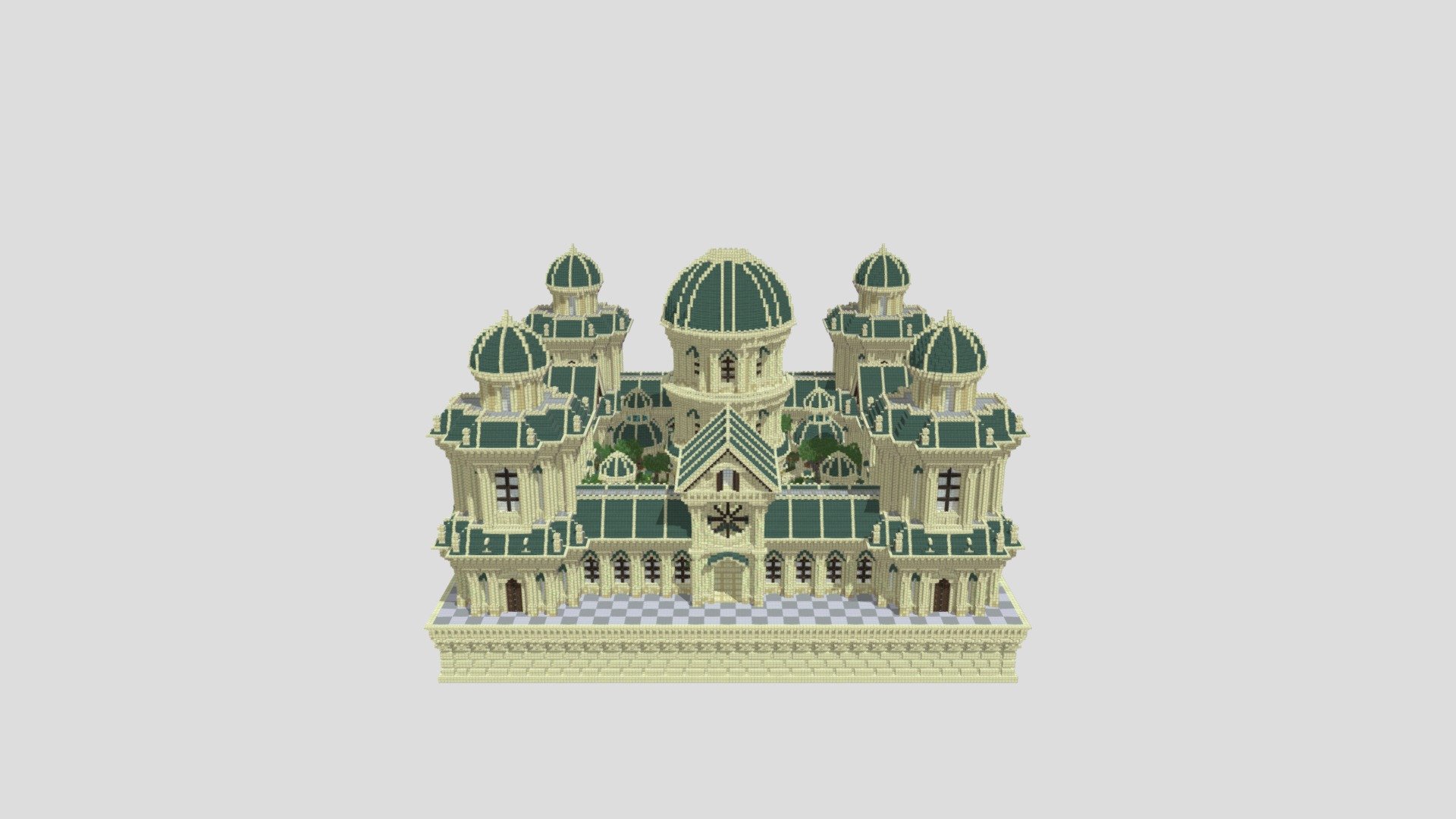Sandstone Palace Factions Spawn - 3D model by PixelMine [254009b ...