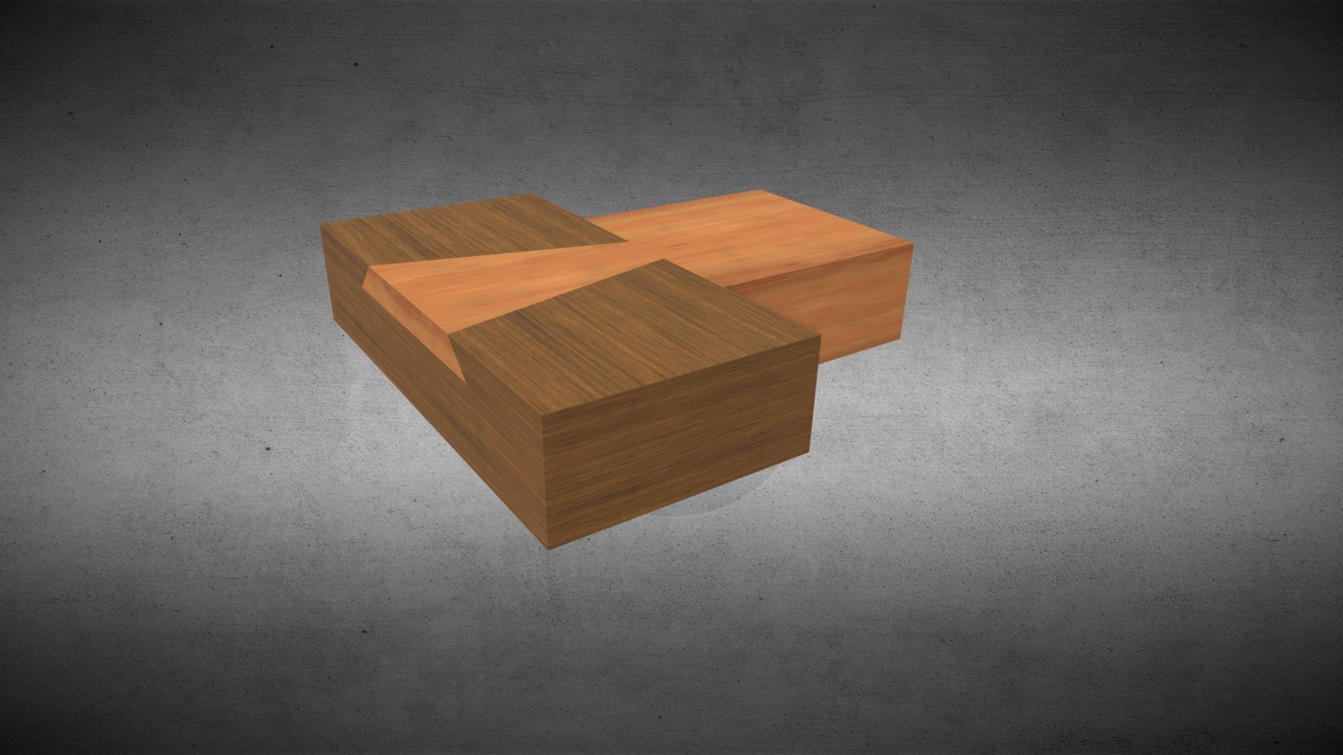 Double Dovetail Wooden Toy