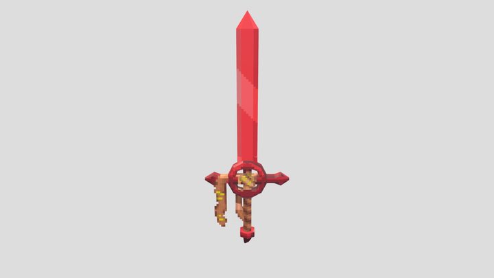 Demon Blood Sword 3D Model