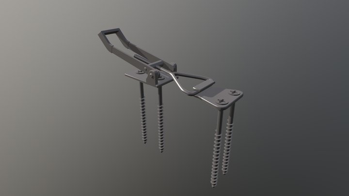 Heavy Duty Toggle Clamp Latch 3D Model