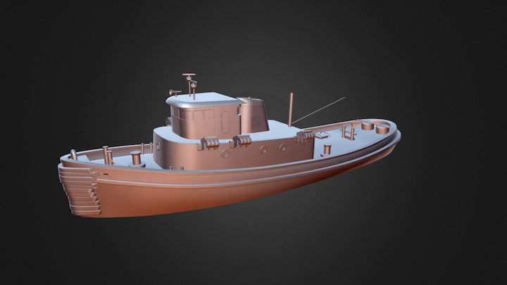 TUGBOAT 3D Model