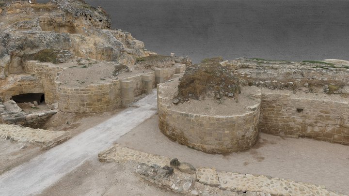 Puerta sur de Contrebia Leucade (La Rioja) 3D Model