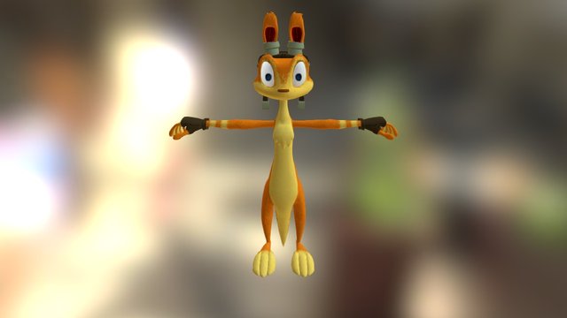 [Ripped Asset] Daxter 3D Model