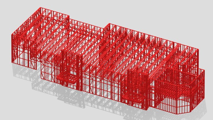 KFC Drive Trough Building 3D Model
